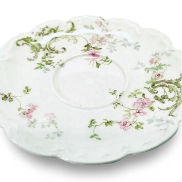 Theodore Haviland Simonges Saucer for Chocolate Cup - Picture 2 of 5